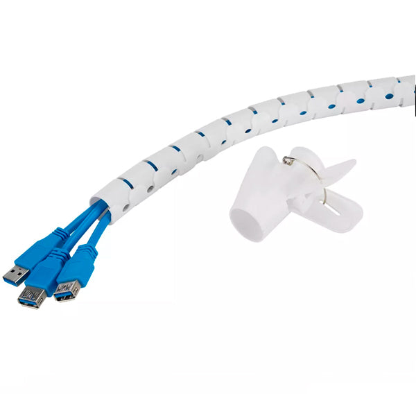 NEOMOUNTS CABLE SLEEVE FOR 1 5 CABLES UNIVERSAL ADS06 142WH
