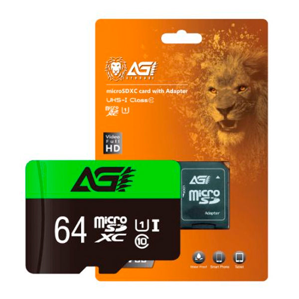 AGI MICRO SD TF138 U3 90MB/S 64GB
