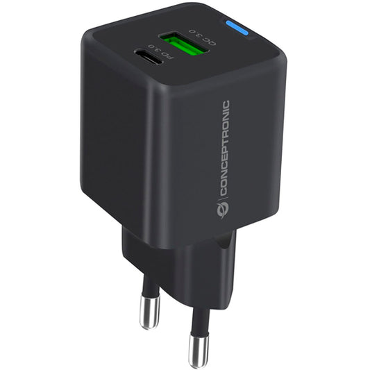 CONCEPTRONIC ALTHEA15B 2PORT 20W GAN USB PD CHARGER USB-C X 1