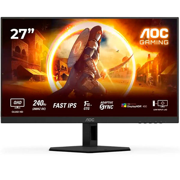 AOC MONITOR FAST IPS 27" 16:9 FHD 1MS 260HZ HDMI DP 27G4ZRE