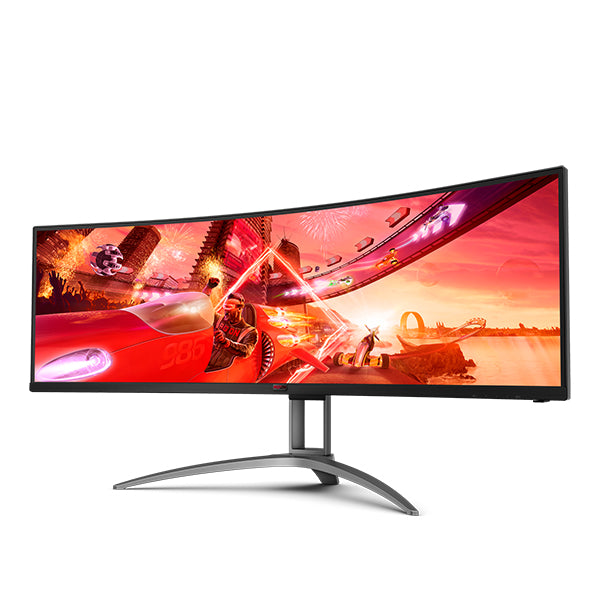 AOC MONITOR VA 49" 32:9 DQHD CURVO 1MS 165HZ HDMI DP USB-C COLUNAS HAS AG493UCX2