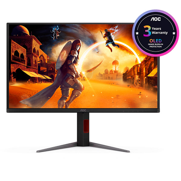AOC MONITOR QD-OLED 27" QHD 16:9 0.03MS 280HZ HDMI DP USB HAS Q27G4ZD