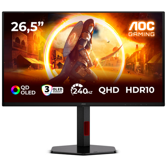 AOC MONITOR OLED 27" (26.5) QHD 0.03MS 240HZ HDMI DP USB HAS Q27G4ZDR