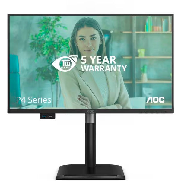 AOC MONITOR IPS 27" 16:9 QHD 4MS 120HZ HDMI DP USB COLUNAS HAS Q27P4CV
