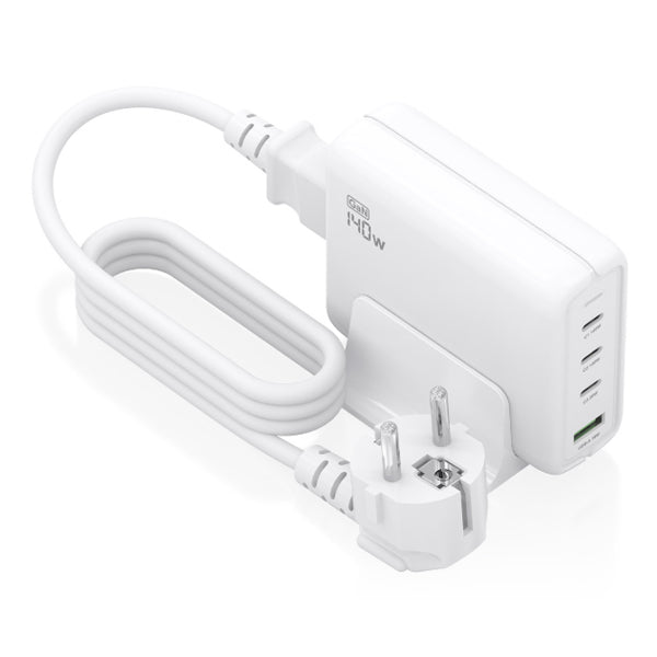 AISENS CARREGADOR DE MESA 140W GAN 3XUSB-C 1XUSB-A BRANCO