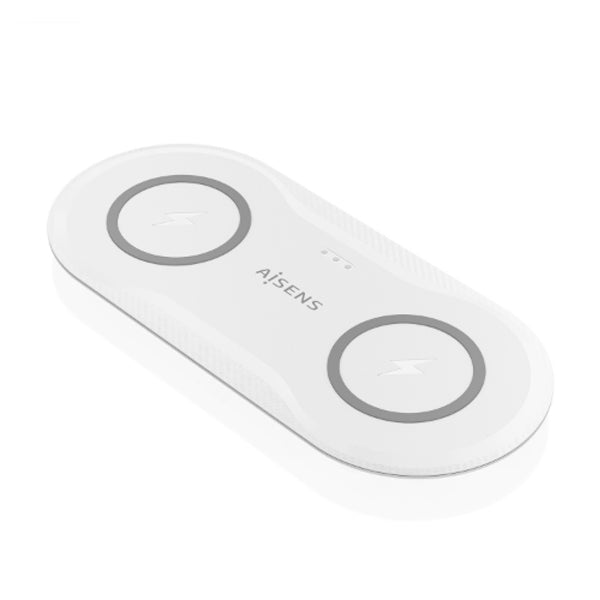 AISENS CARREGADOR WIRELESS USB-C QI MOVILES 2-EM-1 15W BRANCO