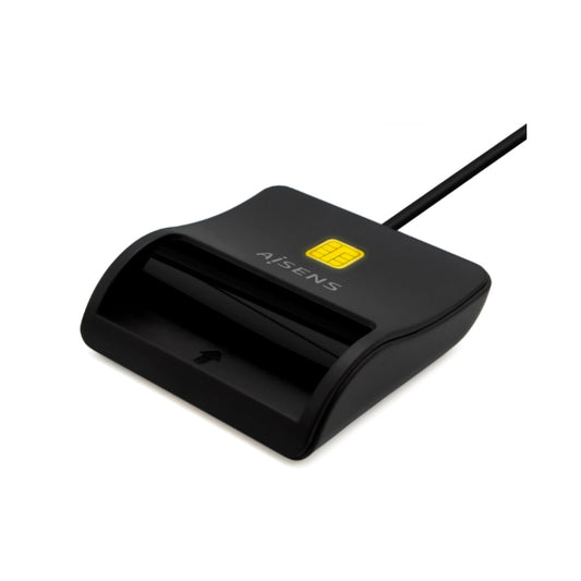 AISENS LEITOR DE CARTÕES INTELIGENTE DNI USB-C PRETO