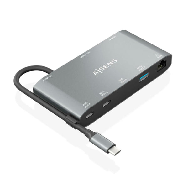 AISENS HUB USB-C DOCK 8 EM 1 20CM