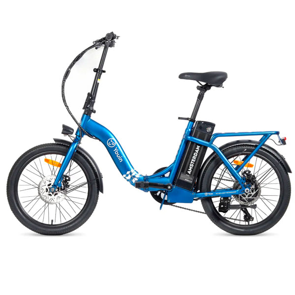 YOUIN BICICLETA URBANA ELÉTRICA AMSTERDAM V RODA FAT 20"