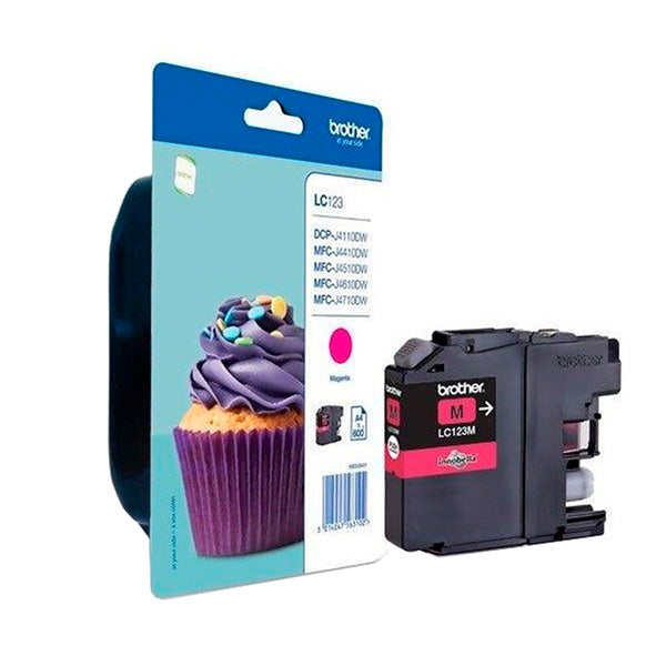 BROTHER TINTEIRO MAGENTA LC123