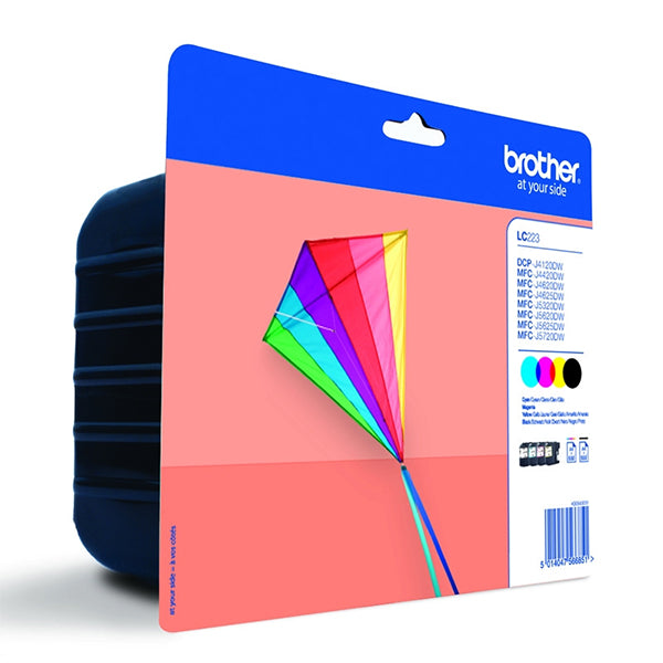 BROTHER TINTEIRO PACK 4 CORES LC223