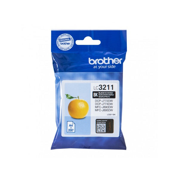 BROTHER TINTEIRO PRETO LC3211BK
