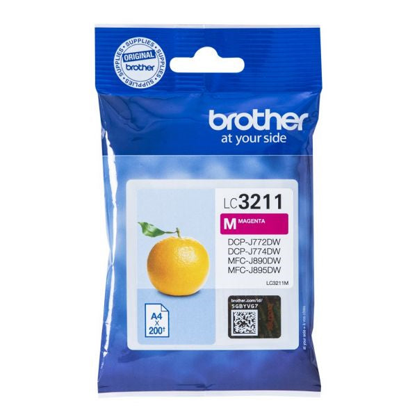 BROTHER TINTEIRO MAGENTA LC3211M
