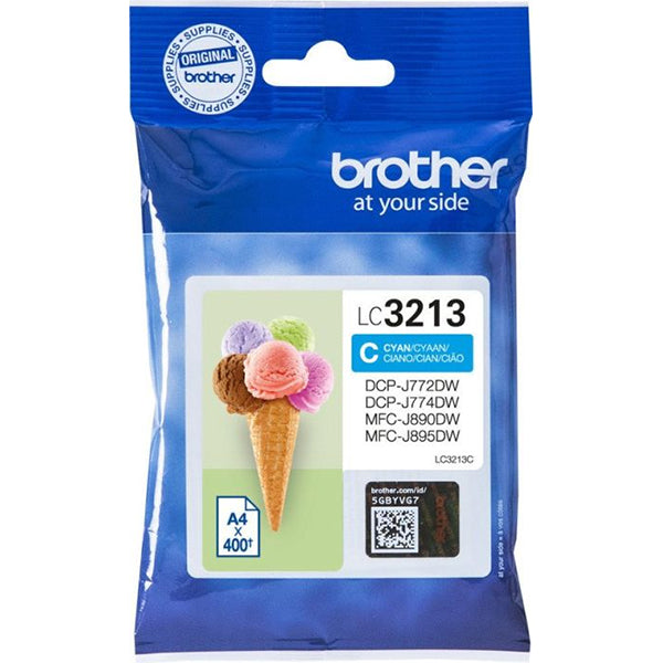 BROTHER TINTEIRO AZUL LC3213C