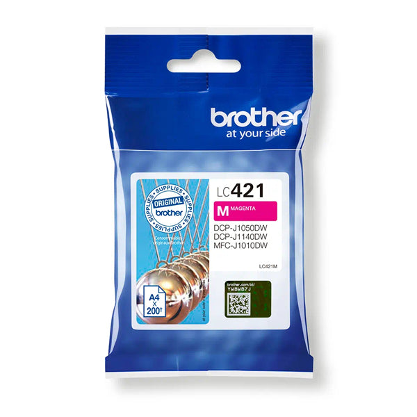 BROTHER TINTEIRO MAGENTA LC421M