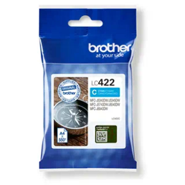 BROTHER TINTEIRO AZUL LC422C