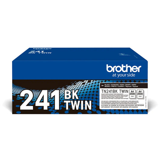 BROTHER TONER PRETO PACK 2 TN241BK