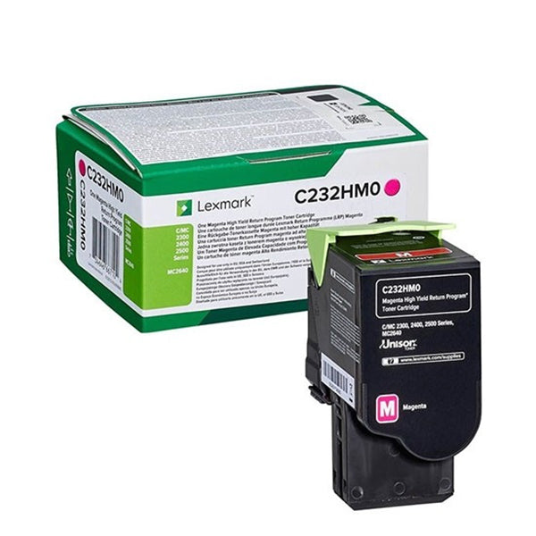 LEXMARK TONER MAGENTA PROG RET ELEVADA CAP C/MC23/4/5XX 2.3K