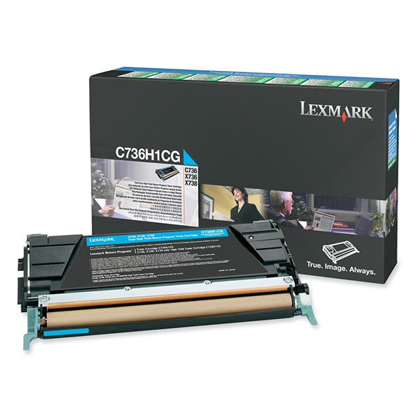 LEXMARK TONER AZUL ELEV C/RET C736/X736/738 10K