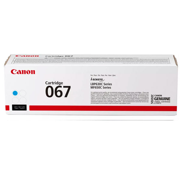 CANON TONER CARTRIDGE 067 CYAN