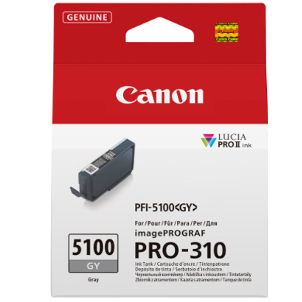 CANON PFI-5100 SERIES GREY INK TANK