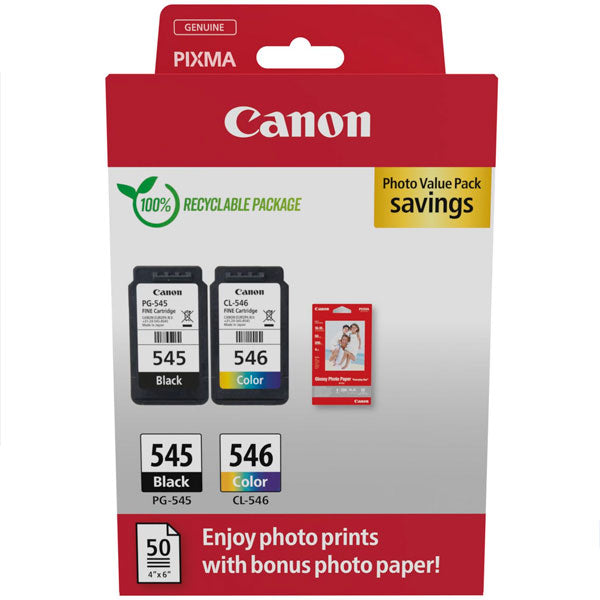 CANON TINTEIRO PG-545/CL-546 INK CARTRIDGE