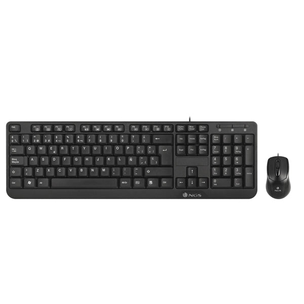 NGS TECLADO & RATO MULTIMEDIA USB BLACK