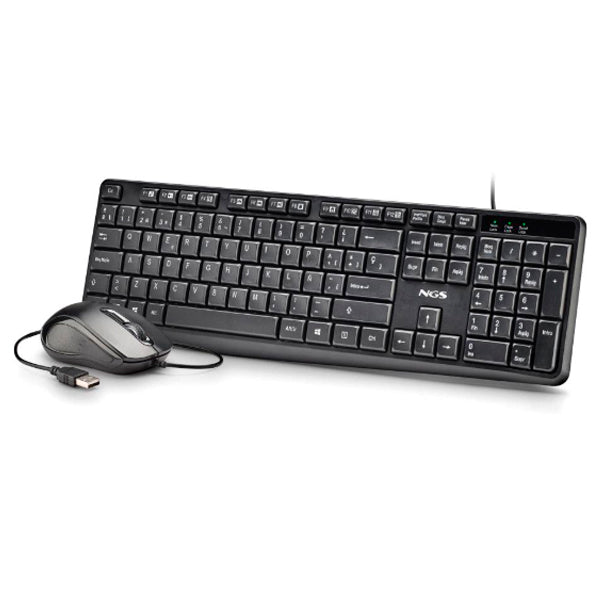 NGS TECLADO & RATO MULTIMEDIA USB BLACK
