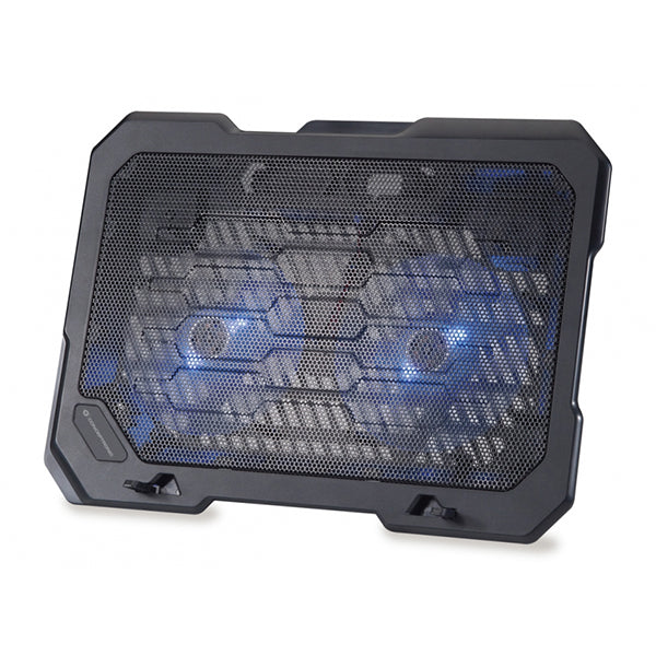 CONCEPTRONIC BASE PORTATIL 2XFANS 15.6" BLACK
