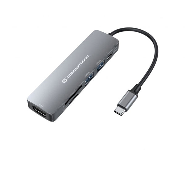 CONCEPTRONIC DOCK USB-C 1XHDMI 2XUSB3.0 1XUSB-C CR PD100W