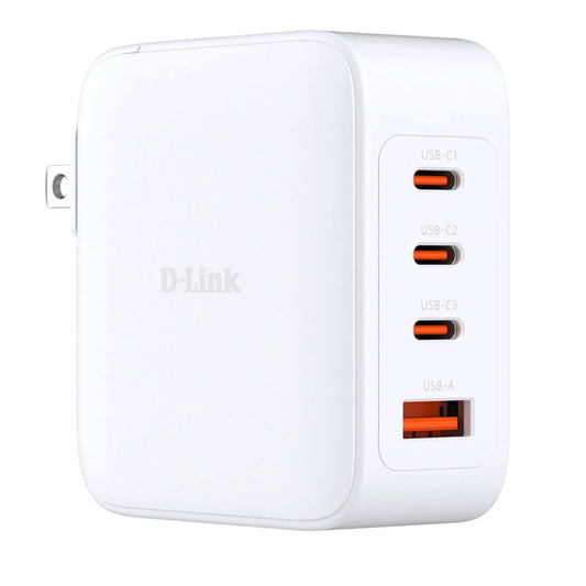 D-LINK CARREGADOR GAN 100W 3 USB-C + 1 X USB-A