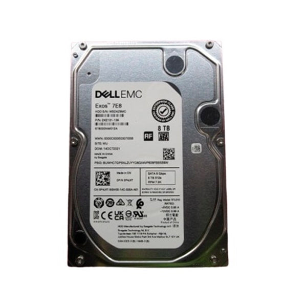 DELL HDD 3.5" 8TB HARD DRIVE SATA 6GBPS 7.2K RPM 512E 3.5IN CK