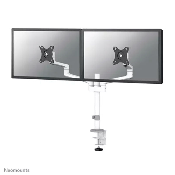 NEOMOUNTS NEXT LITE FLAT SCREEN DESK MOUNT 2 SCREENS 17-27 WHITE