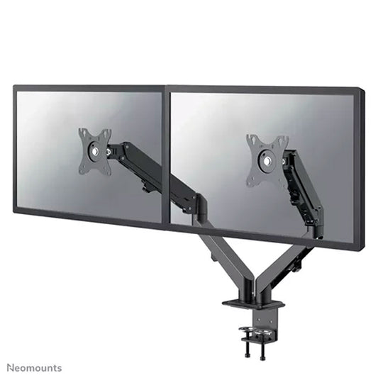 NEOMOUNTS GAS SPRING MOUNT  2 SCREENS 17-27 BLACK