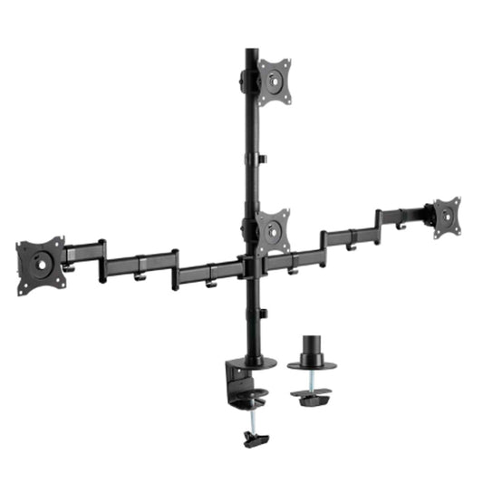 AISENS SUPORTE SECR GIRATÓRIO INCLINÁVEL 4 MON 13-27" VESA 100X100MM MÁX8KG