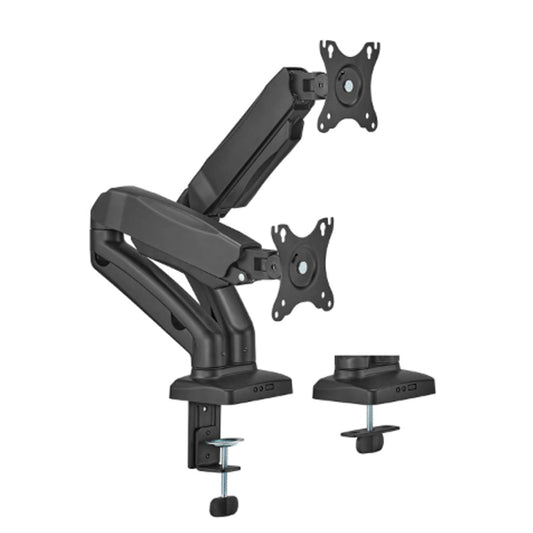 AISENS SUPORTE MESA PRO PARA 2 MONITOR/TV 17-32" 8KG PRETO