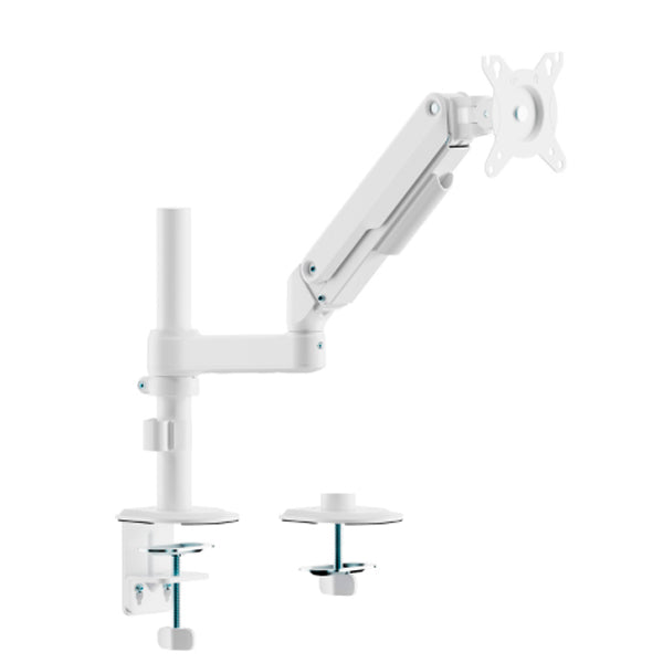 AISENS SUPORTE MONITOR MESA ECO CONTRAPESO GIRATORIO E INCLINÁVEL 17-32 BRANCO