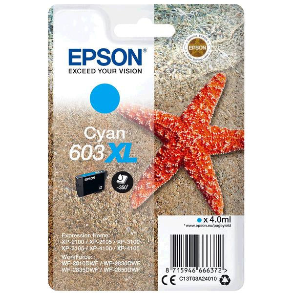 EPSON TINTEIRO AZUL 603 XL XP-28XX/3100/21XX/3105/41XX