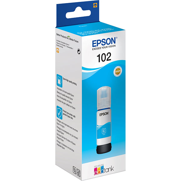 EPSON TINTEIRO AZUL 102 ET-2700/2750/3700/3750/4750