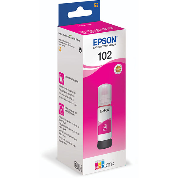 EPSON TINTEIRO MAGENTA 102 ET-2700/2750/3700/3750/4750