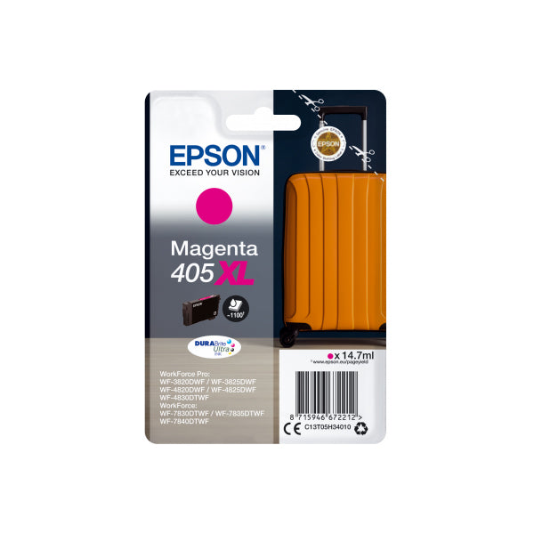 EPSON TINTEIRO MAGENTA 405XL WF-38XX/48XX MOQ10