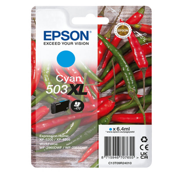 EPSON TINTEIRO AZUL 503XL XP5200/05/WF2960/65