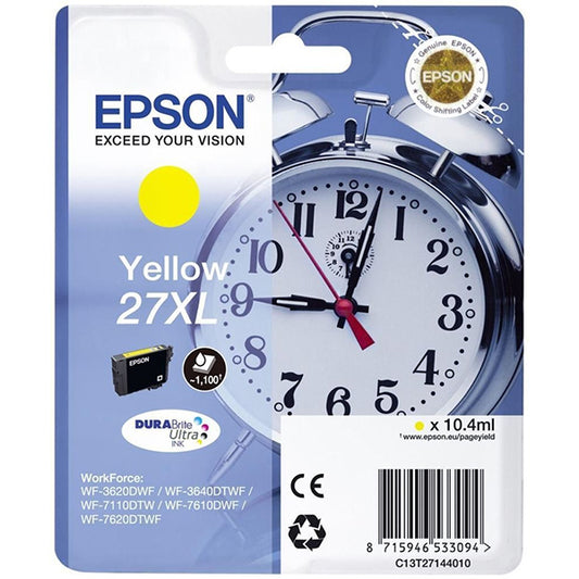 EPSON TINTEIRO AMARELO 27XL WF-3620/40/WF/7110/7610/7620 MOQ 10