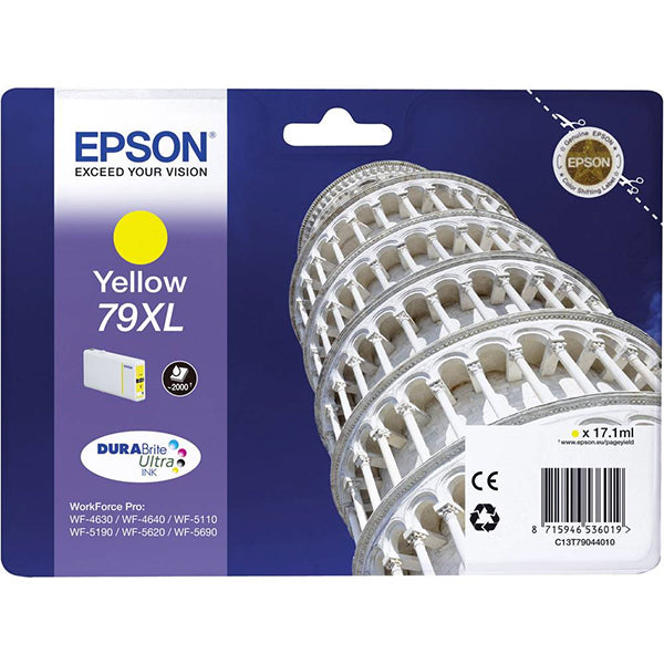 EPSON TINTEIRO AMARELO XL 2000P WF-5620DWF/4630DWF/4640DTWF/5110DW/5690DWF/5190D