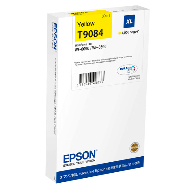 EPSON TINTEIRO AMARELO XL T9084 WF-6090/6590