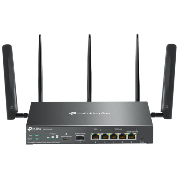 TP-LINK OMADA ROUTER 4G+ CAT6 AX3000 GIGABIT VPN