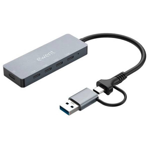 EWENT HUB USB-C 4 PORTAS USB-C ALUMINIO
