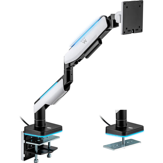 EWENT SUPORTE DE MESA GAMING RGB MONITOR 49" AMORTECEDOR GAS