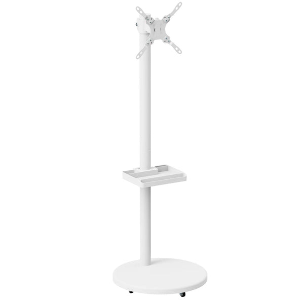 EWENT SUPORTE/MOVEL CHÃO TV 43" OU 10KGS FUNÇÃO TILT BRANCO