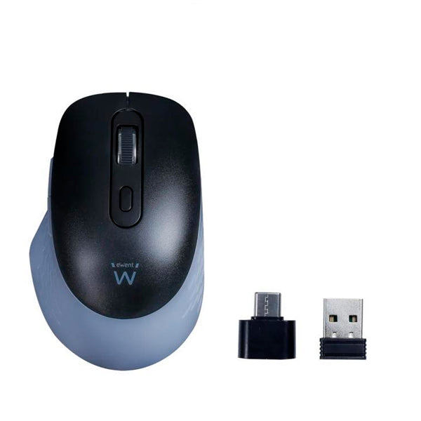 EWENT RATO WIRELESS E BLUETOOTH MULTICONEXAO C/ADAPT USB-C 3200DPI